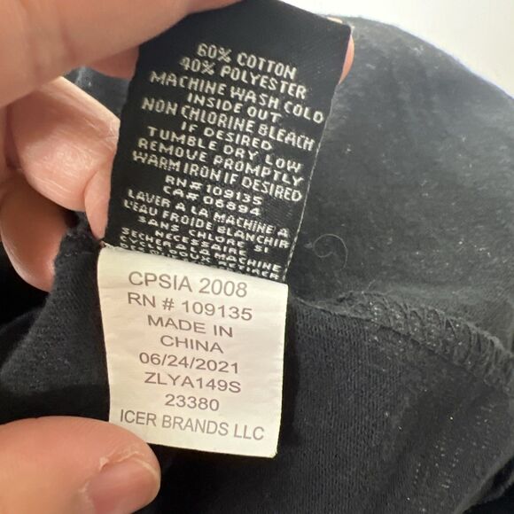 NBA Sweater Youth Medium Black Pullover Crew Neck Lightweight Logo Basketball - Picture 4 of 12